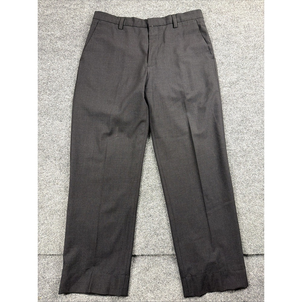 Banana Republic Dawson Wool Dress Pants Size 35x31 Preppy Gray